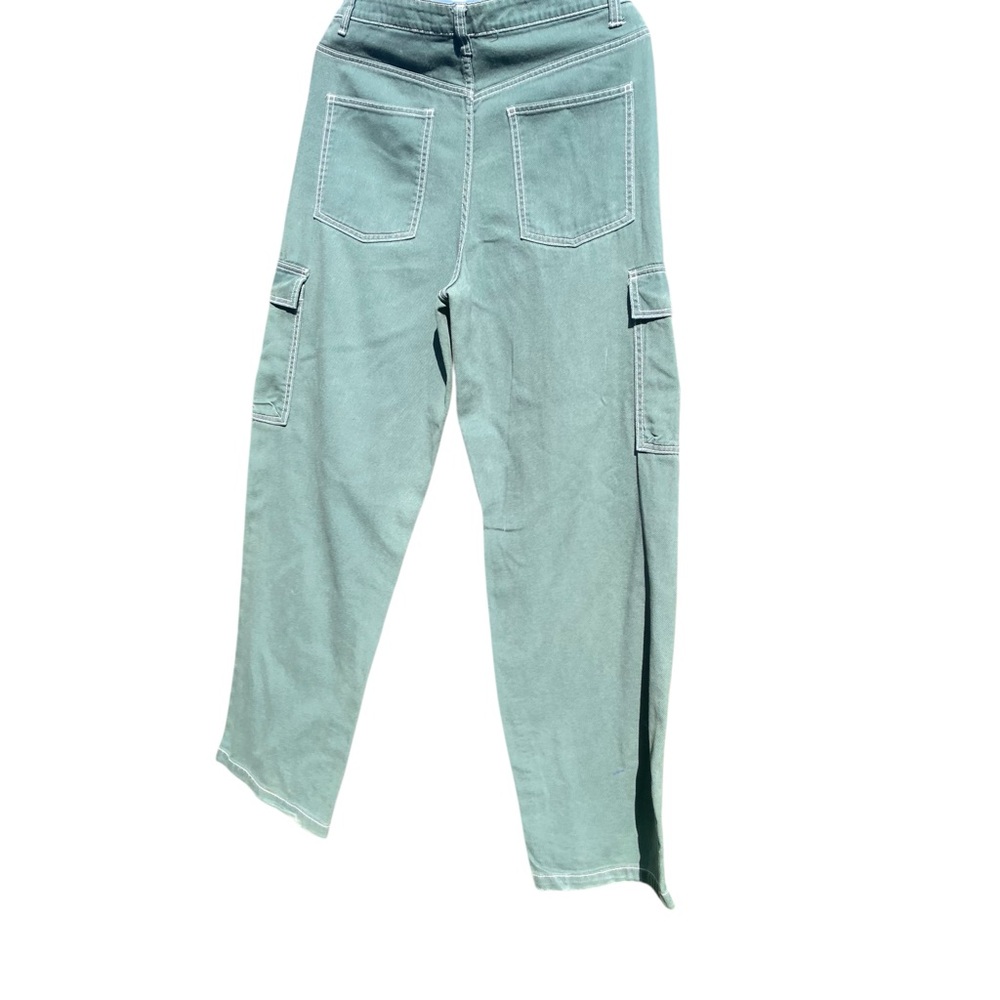 H&M Women's Green Cargo Pants, Size 8 - Picture 8 of 11